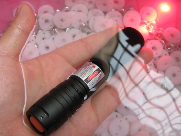 防水機能 100mW~200mW 660nm 赤色レーザーポインター